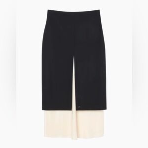 Rohe Contrast Skirt,38, Black White